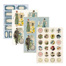 Elizabeth Craft Designs ‚Äì Patterned Cardstock Pack 5.8" √ó 8.3" ‚Äì Everyday Ephemera
