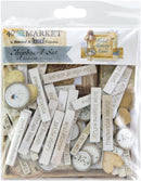 49 and Market Faded Memory Lane Chipboard Set