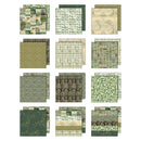 Tim Holtz – Idea-ology Double-Sided Cardstock 12"x12" – The Palette Collection: Green
