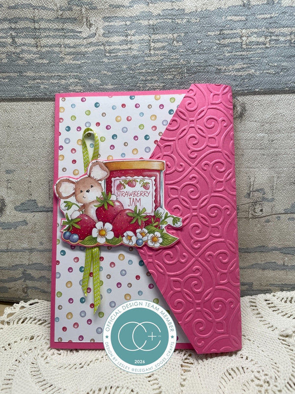 Craft Consortium – Strawberry Tea Clear Stamps "So Sweet"