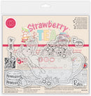 Craft Consortium – Strawberry Tea Clear Stamps "Relax & Enjoy
