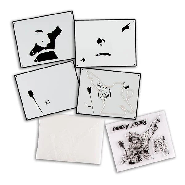 Stamps By Me Quattro D Set Rockin' Around*