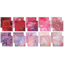 Craft Consortium ‚Äì Ink Drops Rose 2 12x12 Double-Sided Paper Pad