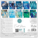 Craft Consortium ‚Äì Ink Drops Ocean 2 6x6 Double-Sided Paper Pad