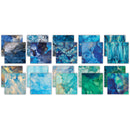 Craft Consortium ‚Äì Ink Drops Ocean 2 6x6 Double-Sided Paper Pad