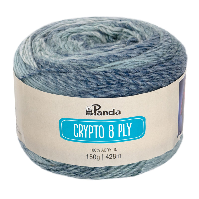 Panda Crypto Acrylic Yarn 8ply 150g - Atlantis