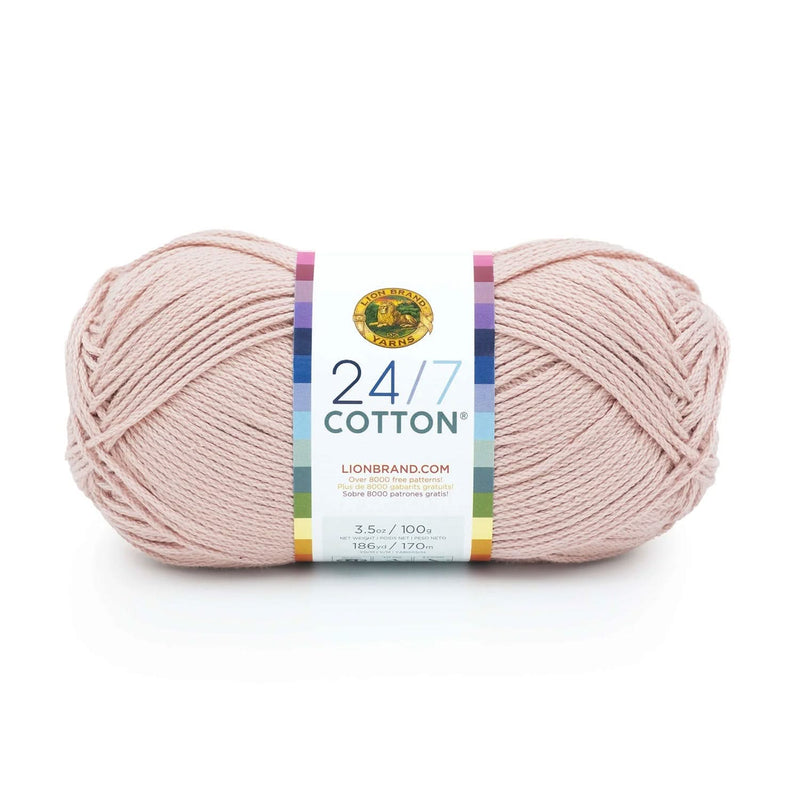 Lion Brand 24/7 Cotton Yarn - Beechnut
