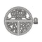 Poppy Crafts Cutting Dies #780 - Winter Wishes Bauble Tag*