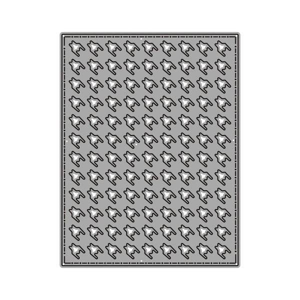 Poppy Crafts Cutting Dies #786 - Houndstooth Card Front