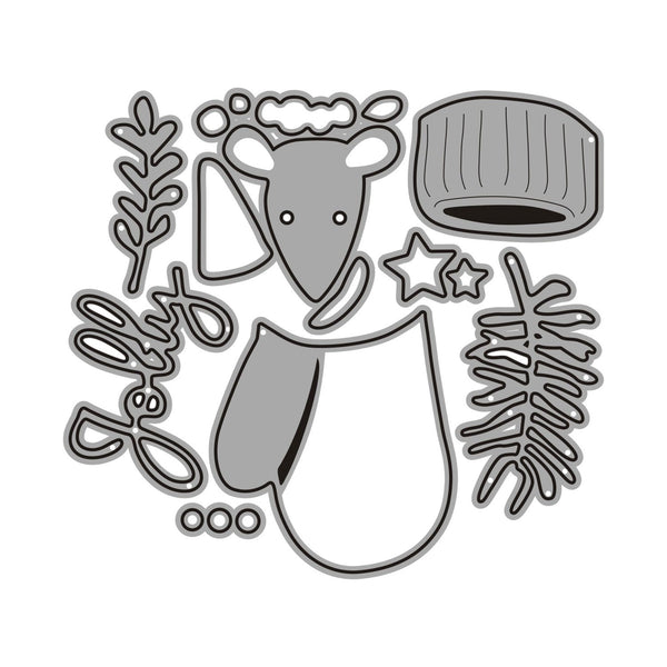 Poppy Crafts Cutting Dies #796 - Jolly Mitten Mouse*