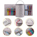 Universal Crafts Yarn & Crochet Kit - Grey Gingham*