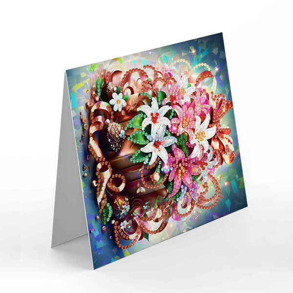 Poppy Crafts Diamond Art Greeting Card Kit