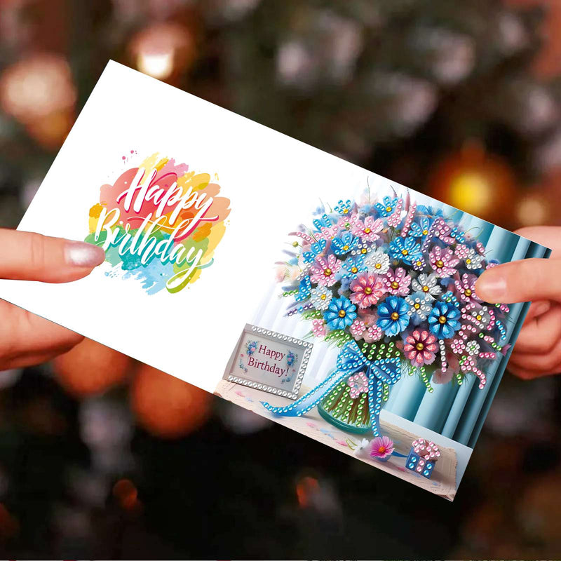 Poppy Crafts Diamond Art Greeting Card Kit
