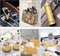 Poppy Crafts Self-adhesive Diamond Rhinestone Ribbon - Gold Medal 4 Pack*