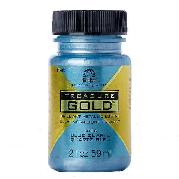FolkArt Treasure Gold Paint 2oz - Blue Quartz*