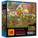 Kodak Premium Cork Board Jigsaw Puzzle 1000 Pieces Lakeside Home