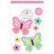 Doodlebug Doodle-Pops 3D Stickers Butterfly Kisses