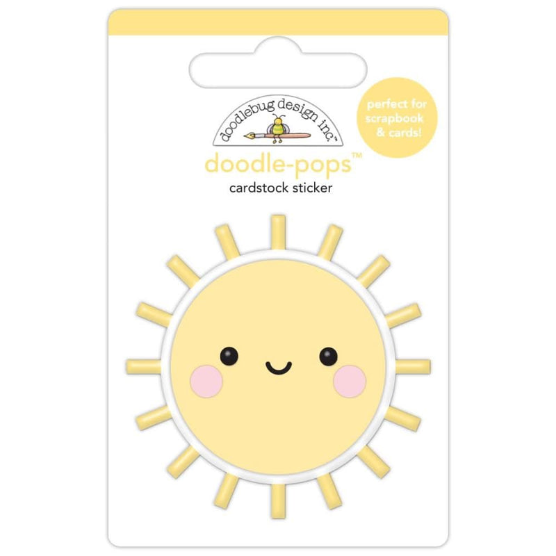 Doodlebug Doodle-Pops 3D Stickers Good Day Sunshine, Butterfly Kisses