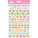 Doodlebug Puffy Stickers Icons, Butterfly Kisses