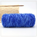 Poppy Crafts Velour Yarn 100g 3 Pack - Blue
