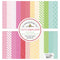 Doodlebug Petite Prints Double-Sided Cardstock 12"X12" Berry Sweet