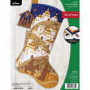Bucilla Felt Stocking Applique Kit 18" Long Sacred Night