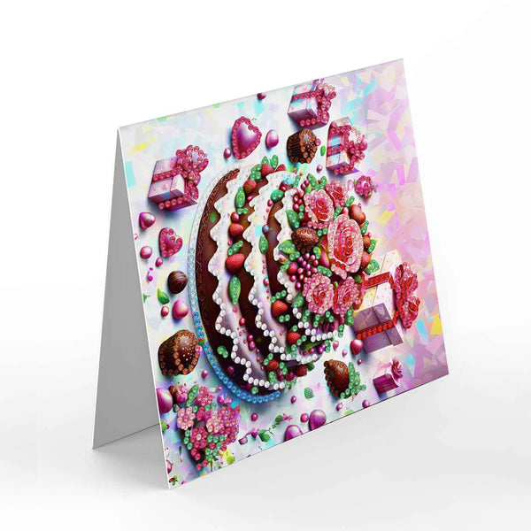 Poppy Crafts Diamond Art Greeting Card Kit