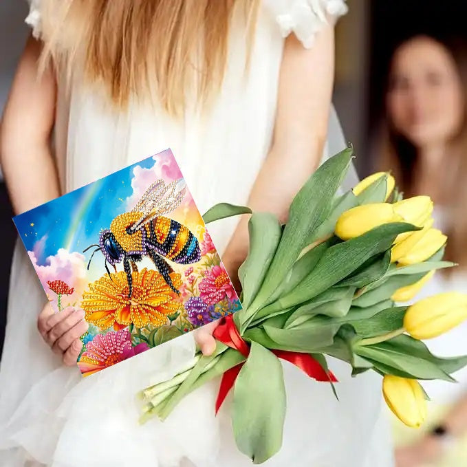 Poppy Crafts Diamond Art Greeting Card Kit