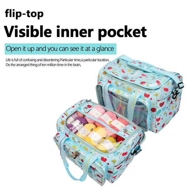 Universal Crafts Knitting & Yarn Storage Bag - Llama