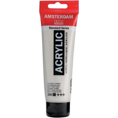 Amsterdam Standard Acrylic Paint 120ml - Titanium Buff Deep 290
