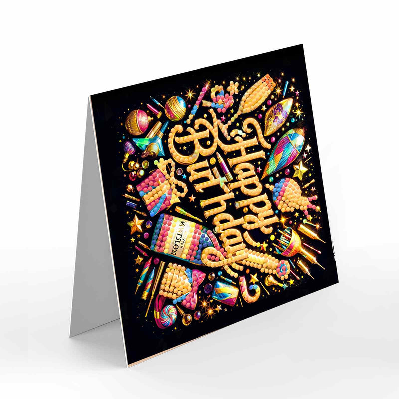 Poppy Crafts Diamond Art Greeting Card Kit