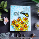 Picket Fence Studios Clear Background Stamp - Buzzing By