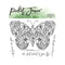 Picket Fence Studios Clear Stamp - Sending You Butterfly Kisses