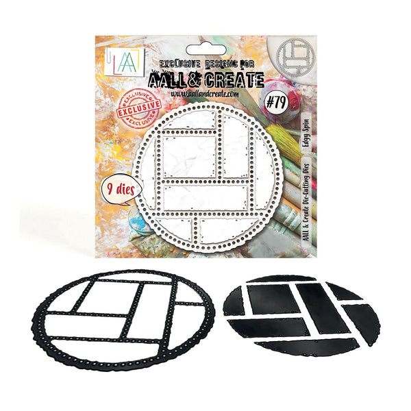 Aall & Create Die-Cutting Die Set #79 - Edgy Spin*