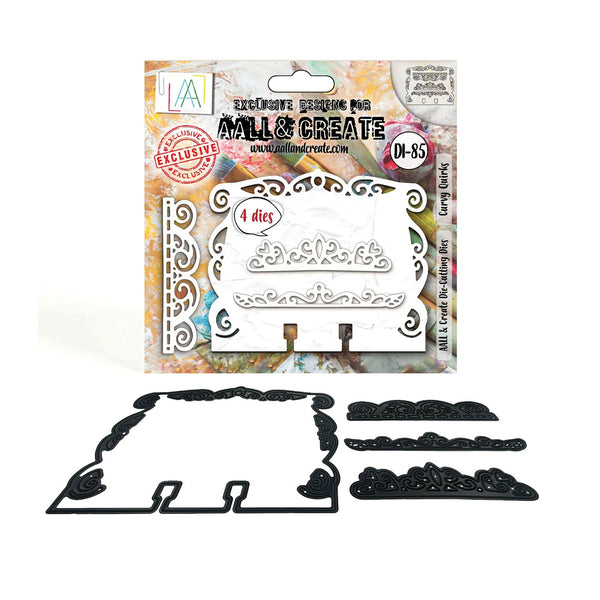 Aall & Create Die-Cutting Die Set #85 - Curvy Quirks