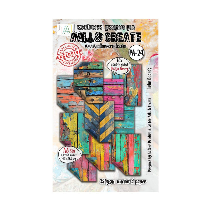 Aall & Create A6 Design Paper 10 Pack