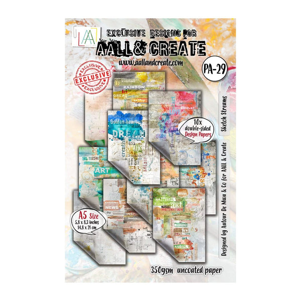 Aall & Create A5 Design Paper 10 Pack