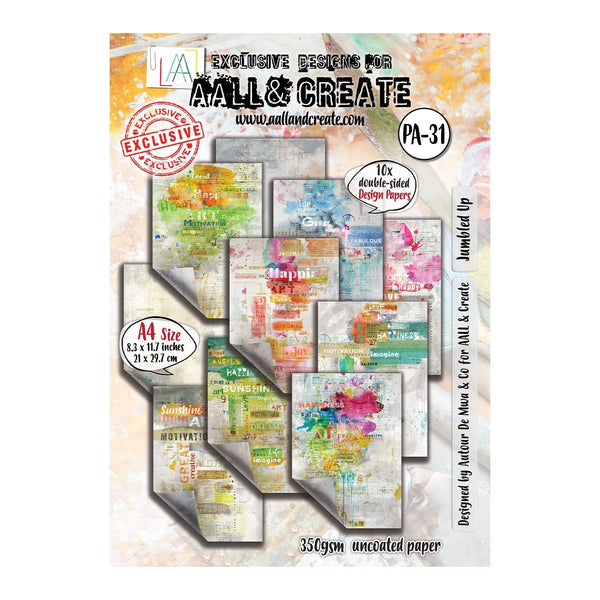Aall & Create A4 Design Paper 10 Pack