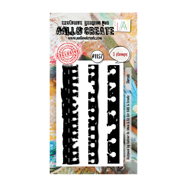 Aall & Create Clear Stamp Set #1157 - Shredz