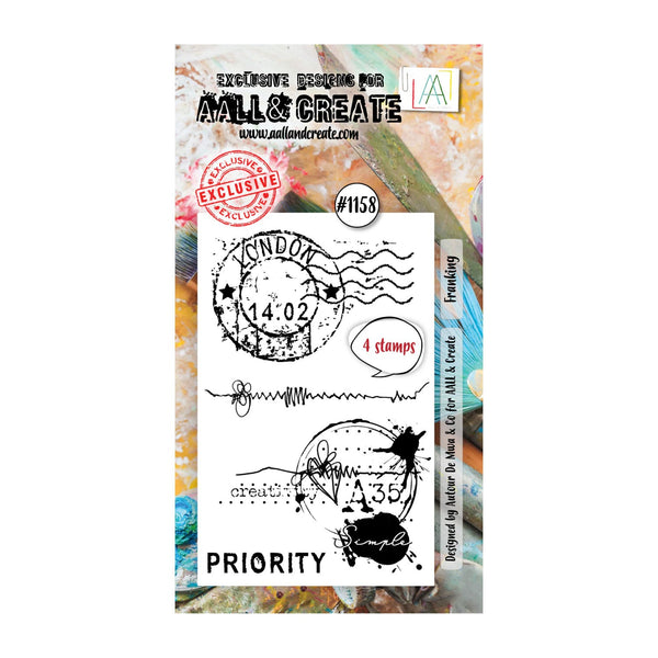 Aall & Create Clear Stamp Set #1158 - Franking