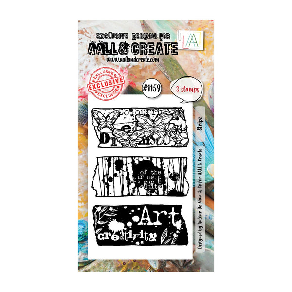 Aall & Create Clear Stamp Set #1159 - Stripz