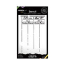 Arden Creative Studio Vintage Makers Ledger 01 Stencil