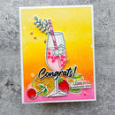 Pinkfresh Studio Clear Stamp Set 4"X6" Cheers