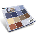 Find It Trading Amy Design Paper Pack 8"X8" 12/Pkg Solid Colours, We Are Men*