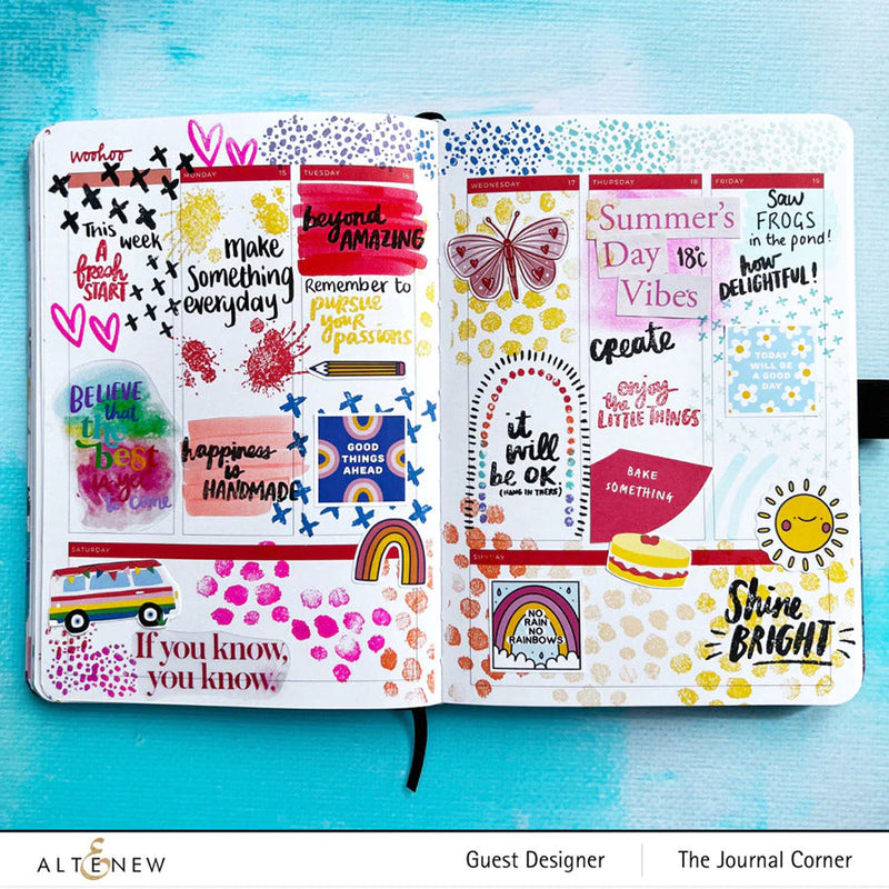 Altenew A Fresh Start Stamp Set By Amy Tangerine