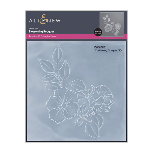 Altenew Blossoming Bouquet Botanical 3D Embossing Folder*