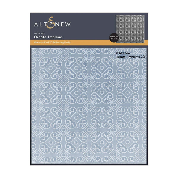 Altenew Ornate Emblems One-of-a-Kind 3D Embossing Folder