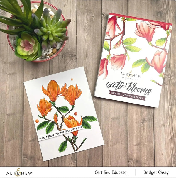 Altenew Exotic Blooms Marker Colouring Book*