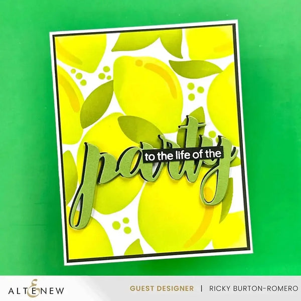 Altenew Lemon Craze Stencil Set (3 in 1)*