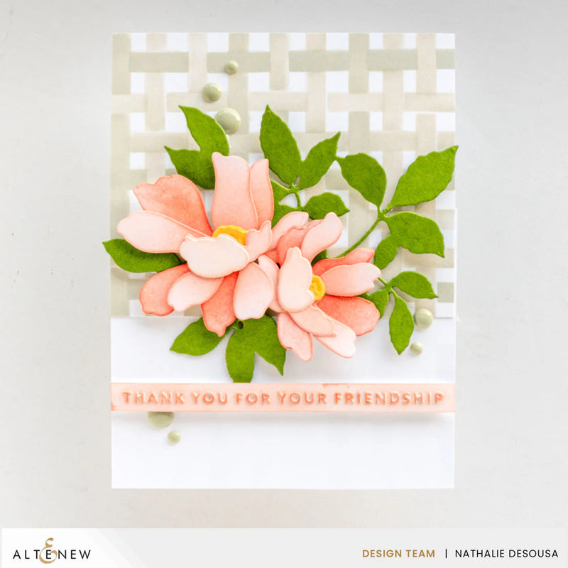 Altenew Ways to Thank You One-of-a-Kind 3D Embossing Folder